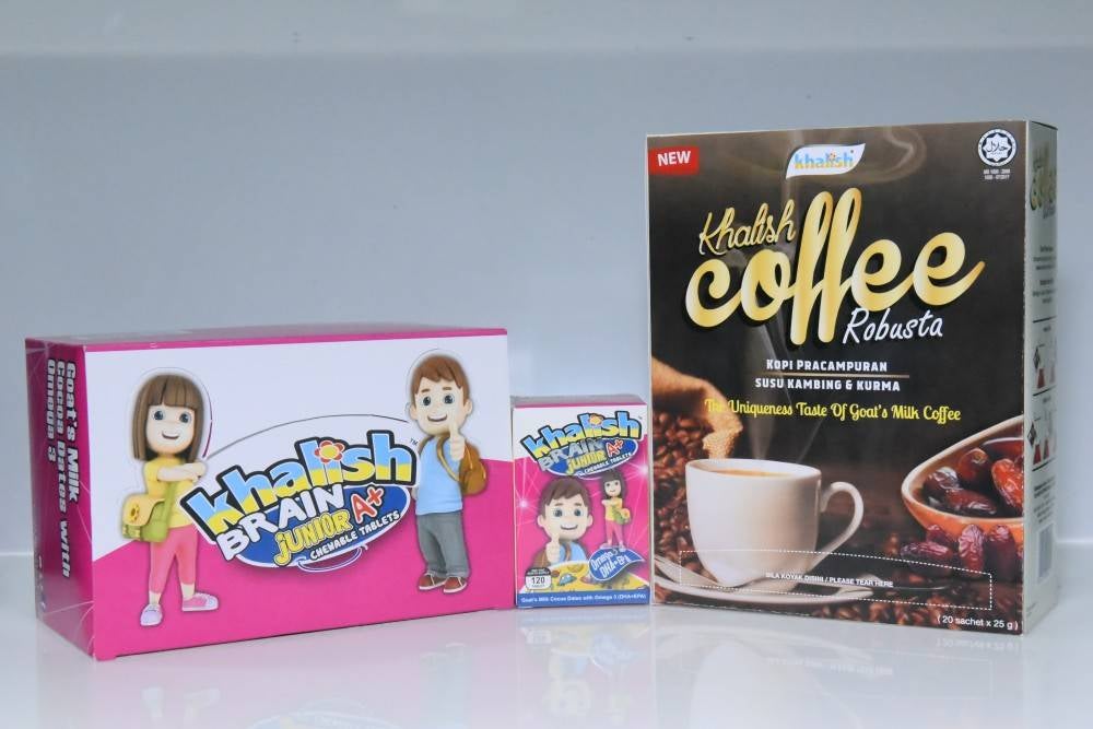 Dua rangkaian produk Khalish.