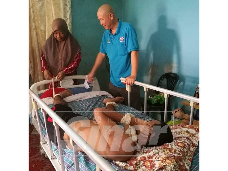 Zakiah terpaksa mengikat Faizal Azira bagi mengelakkannya bertindak agresif.