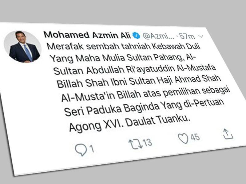 Paparan Facebook Azmin