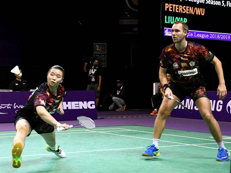 Petersen Mads Conrad- Wu Qian Qian menumbangkan pasangan Serdang BC, Liu Lin- Yap Qar Siong seterusnya melengkapkan kemenangan Kepong BC.