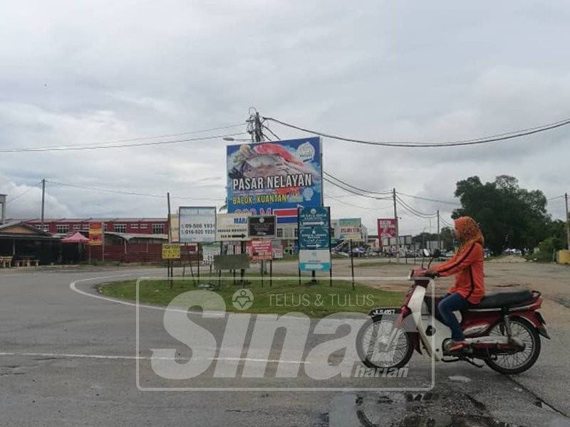 Kawasan perkampungan Balok kini maju dan dipenuhi bangunan perniagaan.