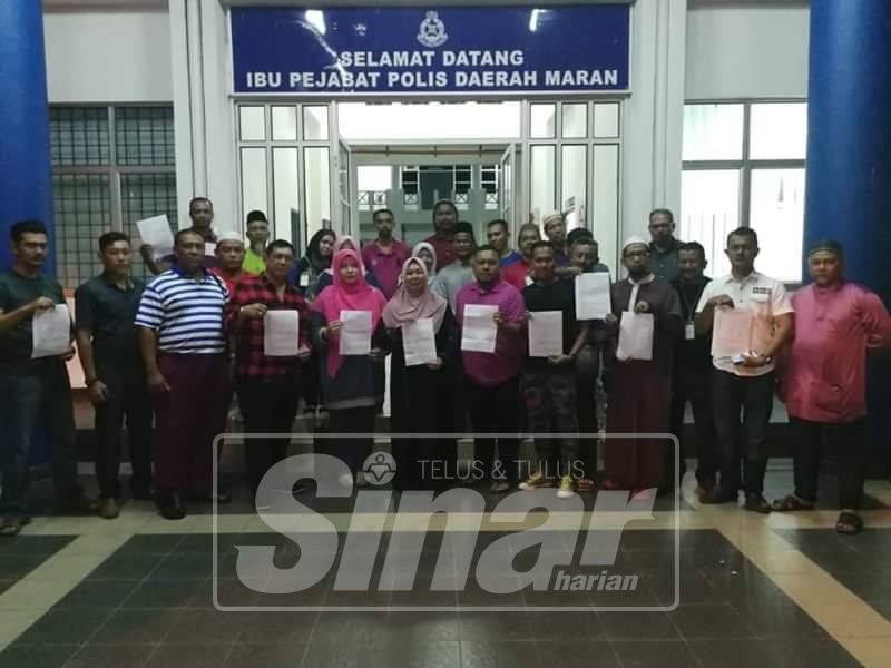 Kepimpinan Umno Pahang membuat laporan polis terhadap individu yang menghina Yang Dipertuan Agong.