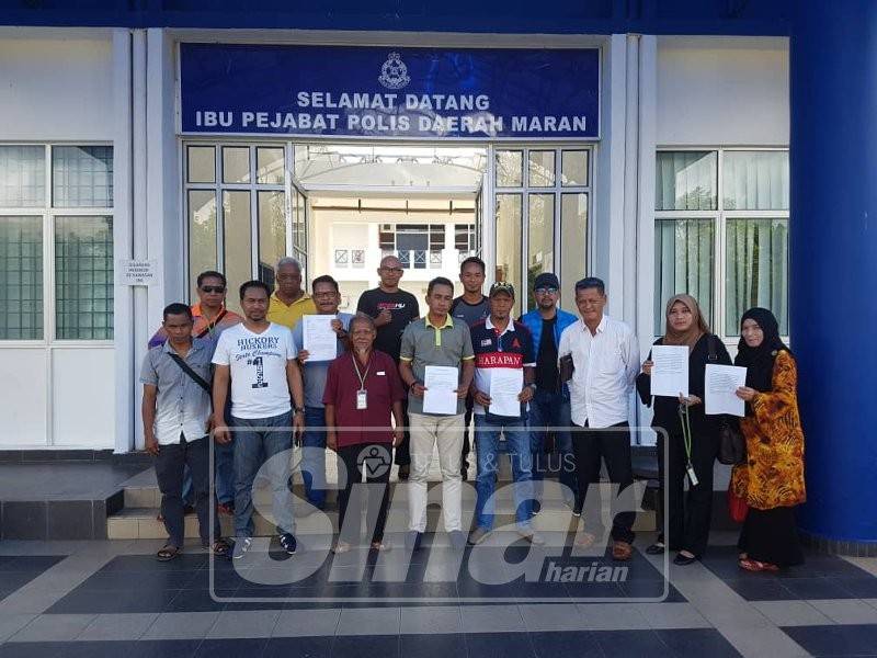 Laporan polis turut dibuat PH Maran, petang semalam.