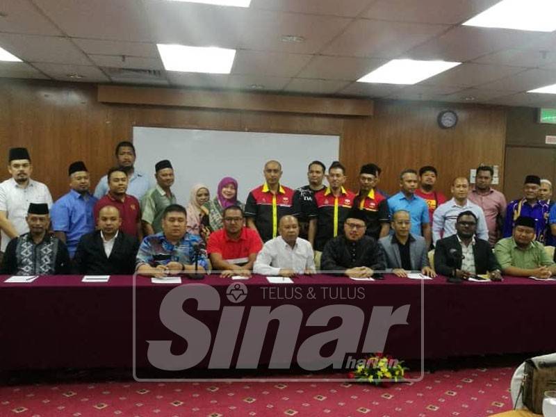 Sidang media yang diadakan oleh NGO-NGO Pahang, di Hotel Grand Darul Makmur, di sini, hari ini.