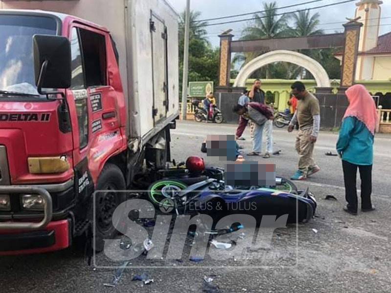 Dua anggota Bomba parah terlibat kemalangan di Kampung Bunohan