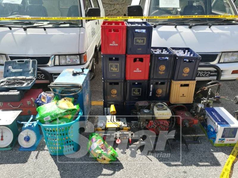 Antara barang yang dirampas