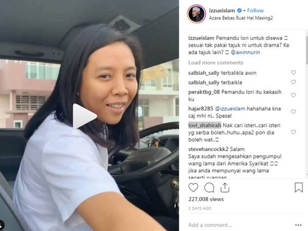 Foto Instagram Izzue Islam