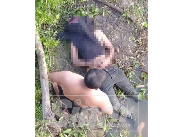 Mangsa meninggal dunia di lokasi kejadian.