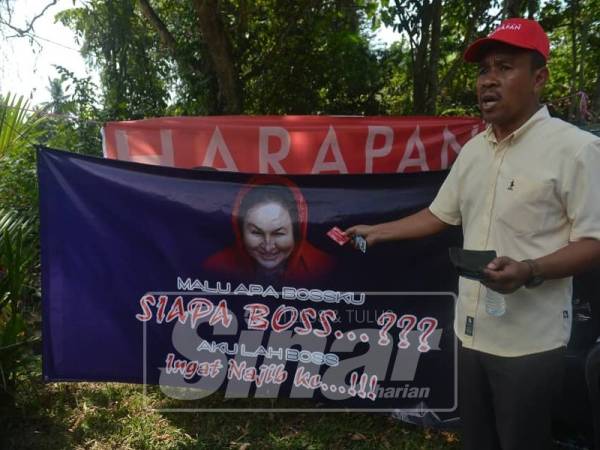 Kain rentang dipercayai punca kekecohan kecil. - Foto Sinar Harian/SHARIFUDIN ABDUL RAHIM