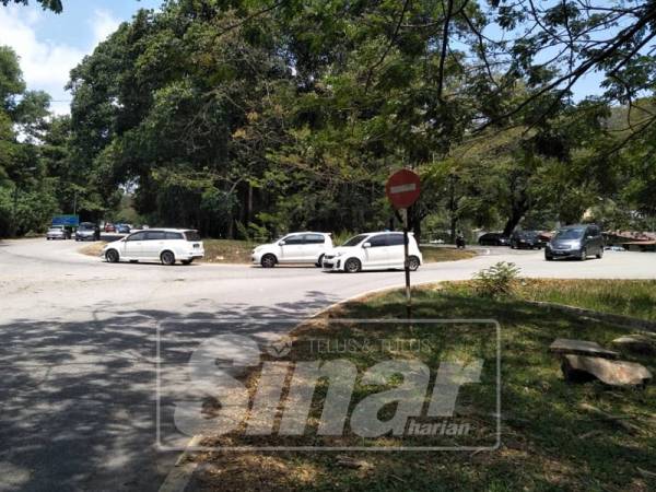 Laluan di Jalan Semambu yang sentiasa mengalami kesesakan.