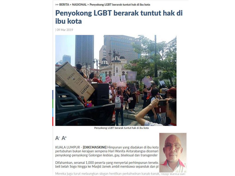 Perarakan LGBT sengaja sabotaj Kerajaan PH