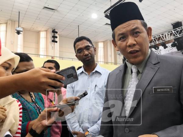 Aminuddin pada sidang media