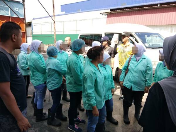 Pemeriksaan dilakukan ke atas 108 individu membabitkan pelbagai warganegara.