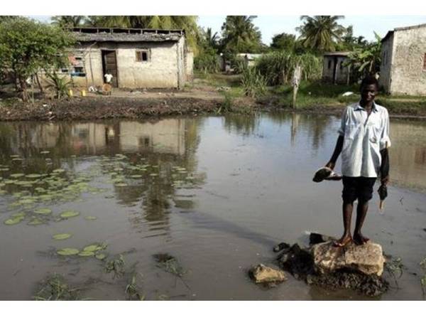 Wilayah Beira turut terjejas akibat banjir.