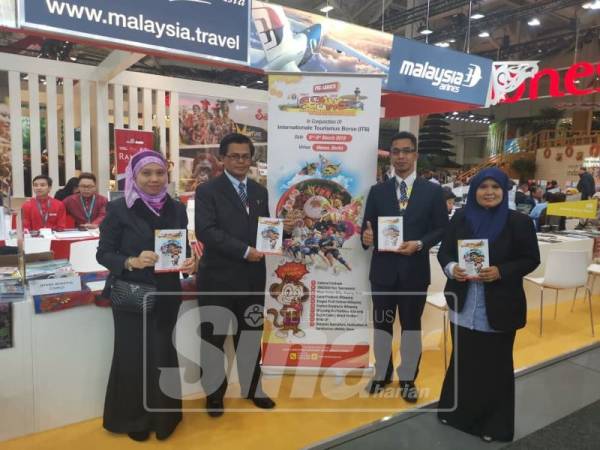 MPSepang ketika mengadakan promosi Pra-Pelancaran TMS2020 di Internationale Tourismus Borse (ITB) Berlin, Jerman