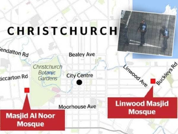 Lokasi di mana insiden tembakan berlaku. - Foto NZ Herald