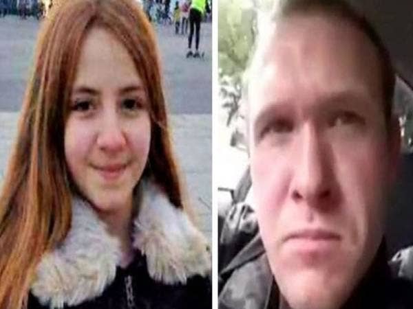 Nama Ebba Akerlund (kiri) dinyatakan dalam manifesto Brenton Tarrant. - Foto Meaww.com