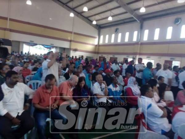 Suasana ketika majlis berlansung hari ini.