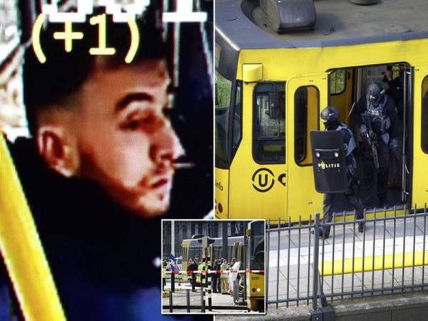 Suspek serangan di bandar Utrecht, Gokmen Tanis telah diberkas polis.