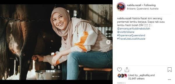 Instagram Nabila Razali