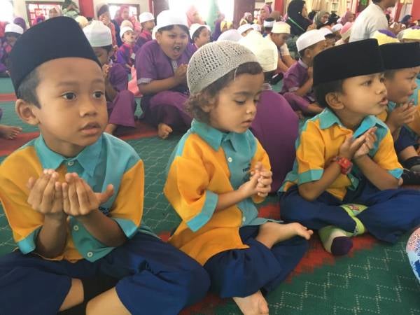 Sebahagian gelagat kanak-kanak yang menyertai program ini.