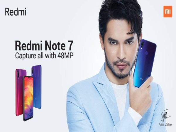 Aeril Zafrel sebagai wajah penghias untuk jenama Redmi Note 7