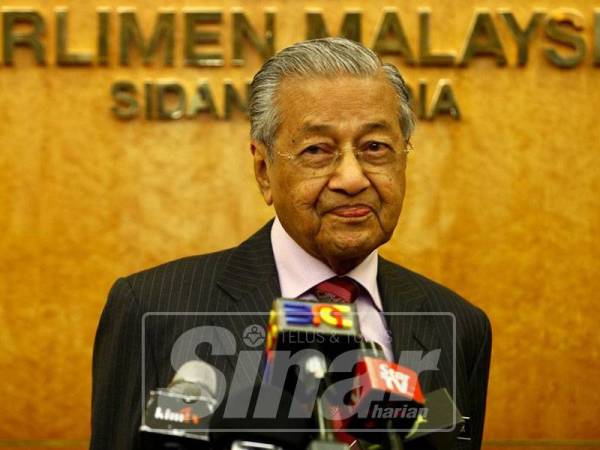 Dr Mahathir. Foto Sinar Harian oleh ZAHID IZZANI