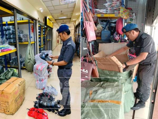 Antara barang yang dirampas.