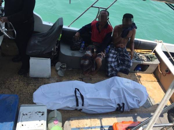 Salah seorang nelayan maut selepas mengalami kecederaan parah akibat letupan di bahagian enjin.