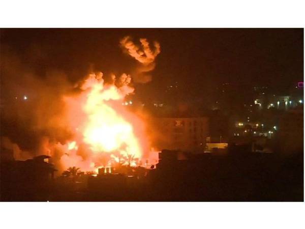 Rejim Israel menyerang lokasi kumpulan Hamas di Semenanjung Gaza. - Foto BBC