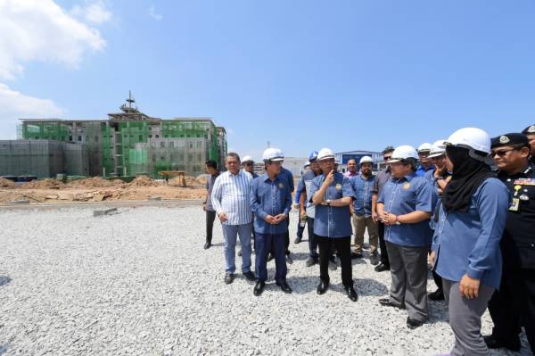 Projek bangunan baharu IPD Kota Kinabalu 48 peratus siap