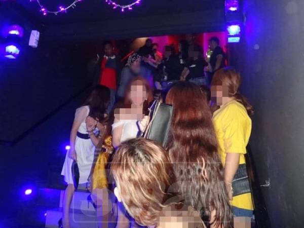 Sebahagian wanita yang ditahan.