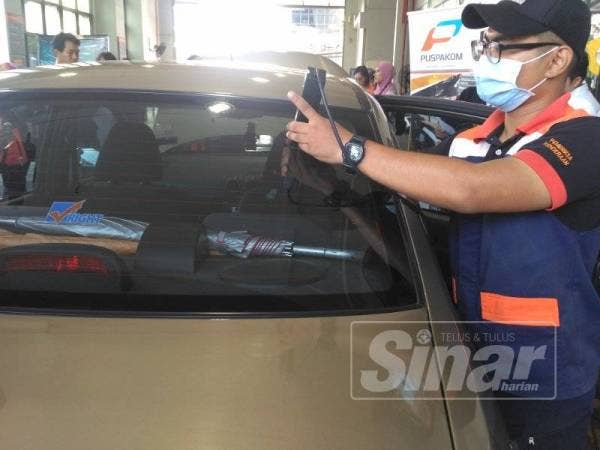 Kakitangan Puspakom sentiasa bersiap sedia bagi menjalankan pemeriksaan terhadap kenderaan e-hailing