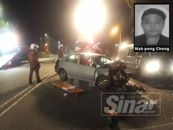 Mah peng Cheng maut berhampiran Kandang menghala ke Telok Mas