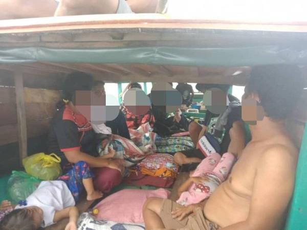 Kanak-kanak antara 10 PATI yang ditahan. - Foto ihsan PPM