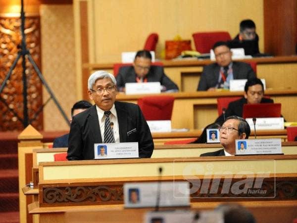 Abdul Aziz menjelaskan isu tersebut pada sidang DUN Perak hari ini.