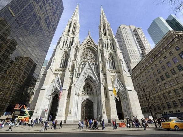 Gereja St Patrick di Manhattan, New York.