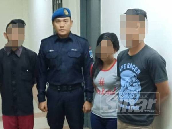 Tiga warga Indonesia ditahan PPM menerusi Ops Pensura di Jeti Penumpang Pelabuhan Klang, semalam.