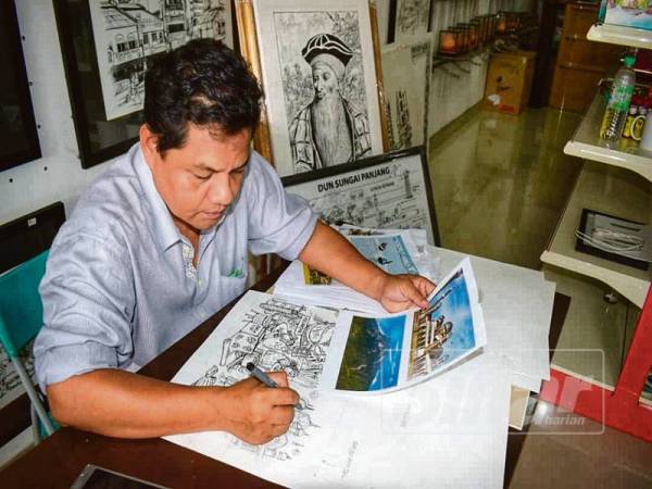 Kartunis hasilkan buku Sketch Pekan