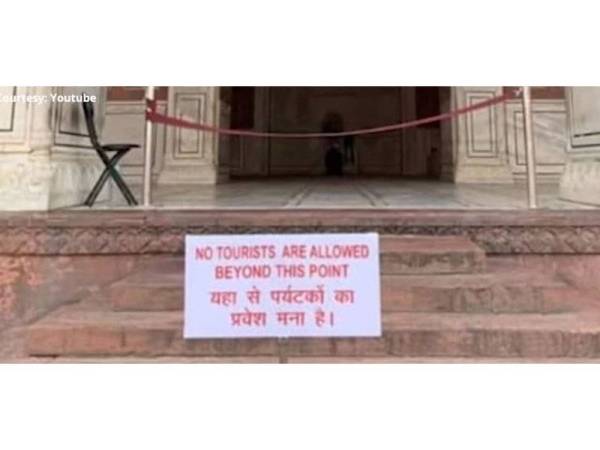 Papan tanda melarang pelancong memasuki masjid susulan video TikTok itu menjadi tular.