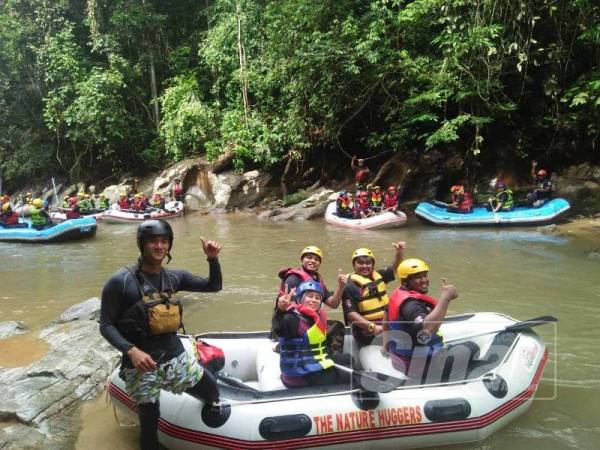 Peserta berehat seketika sebelum meneruskan aktiviti.