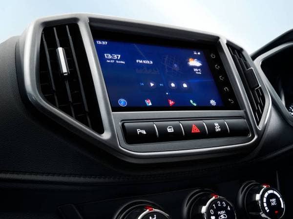 Paparan pelbagai info dan ketersambungan telefon pintar.