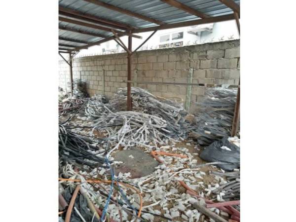 Sebahagian kabel yang dirampas dipercayai di kawasan Rapid Pengerang.