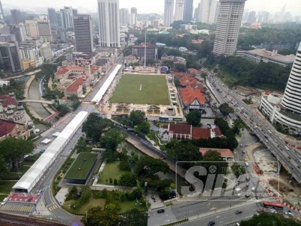 Kedudukan lokasi Bazar Ramadan Jalan Raja.