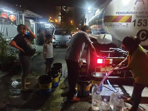 Perlu penambahbaikan penghantaran air dan jumlah lori tangki yang disediakan.