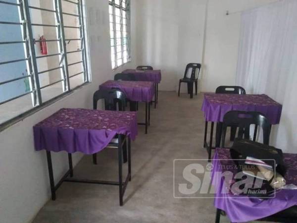 Pelajar juga kurang selesa dengan infrastruktur yang tidak lengkap ini.