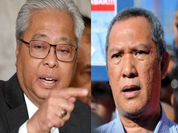 Ismail Sabri (kiri) dan Mat Nadzari Ahmad.