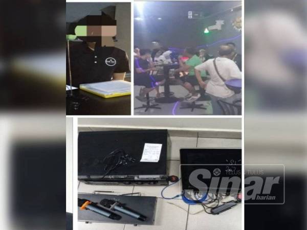 Serbuan di salah sebuah pusat hiburan daripada dua premis yang dijalankan di daerah Pontian, malam tadi.