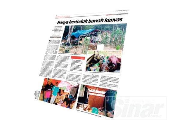 Laporan Sinar Harian 20 Mei lalu. 