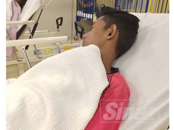 Nurhaiqal turut dimasukkan ke dalam wad selama dua malam ekoran kejadian itu.